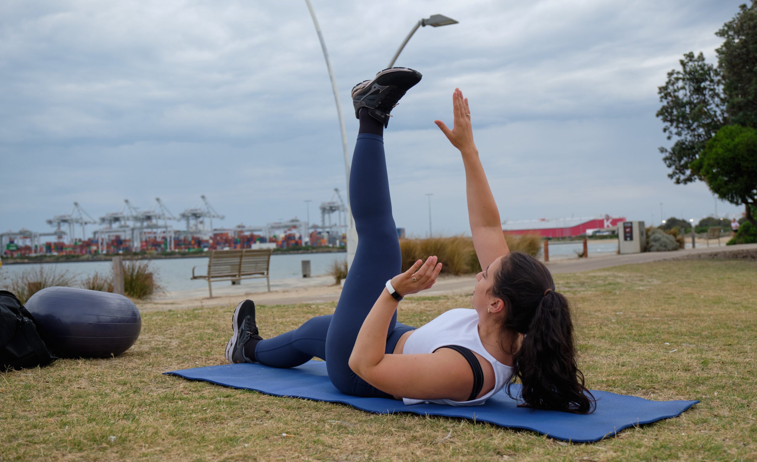 mobile female personal training in port melbourne