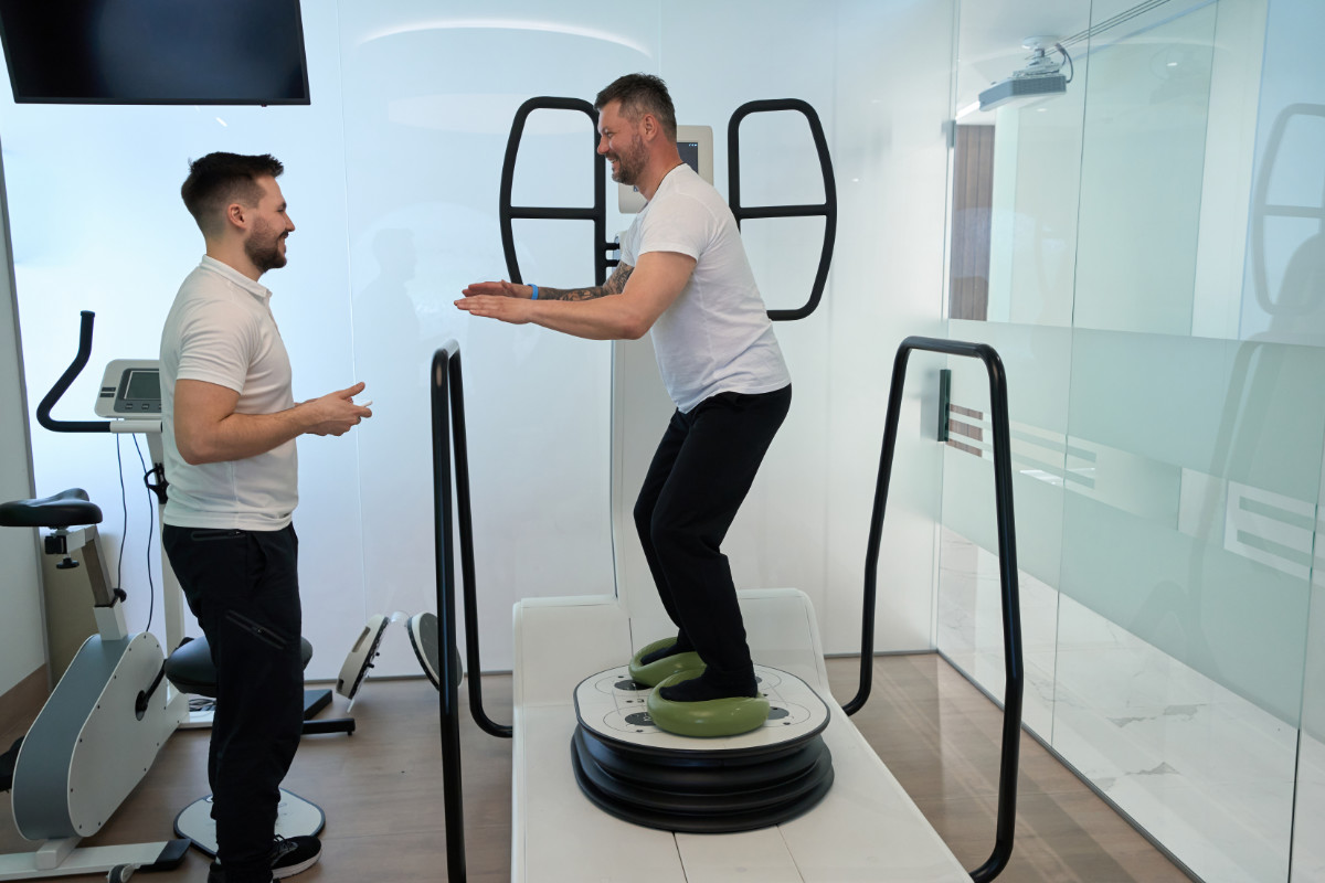 Can I just stand on a vibration plate?