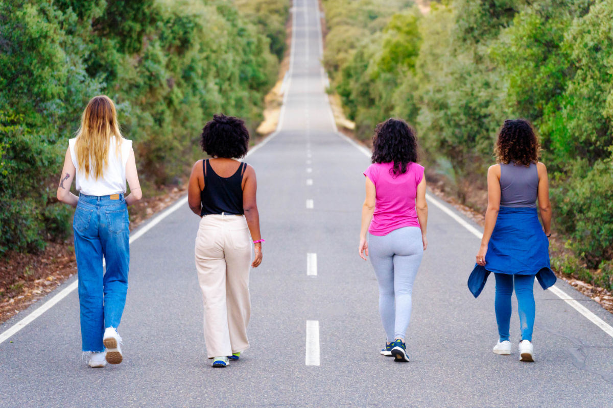 what is a flat tummy walk