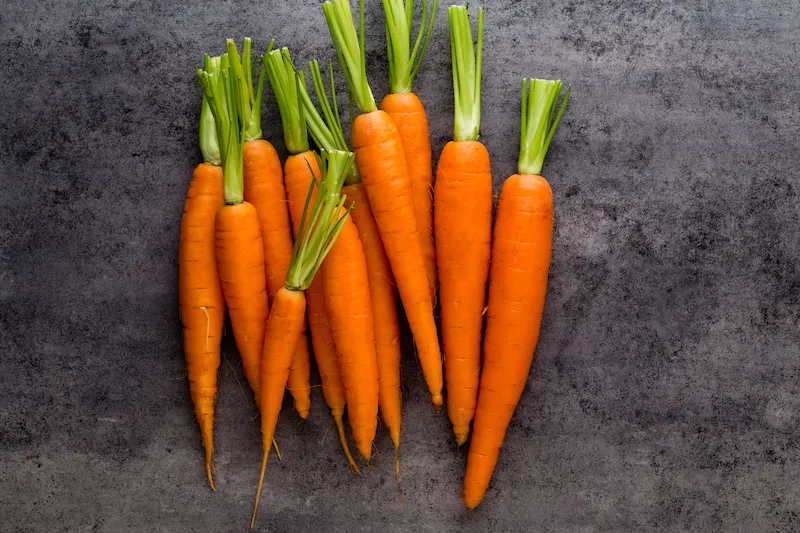 Are carrots high in protein