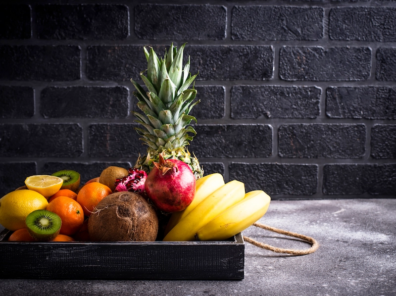 What fruit has the highest protein