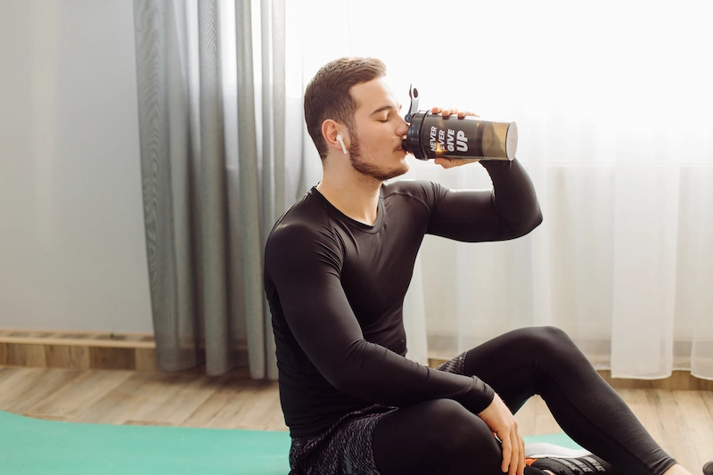 Which drink is high in protein