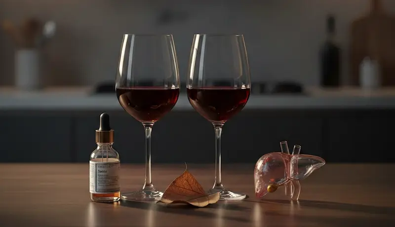 Can 2 glasses of wine a day cause liver damage