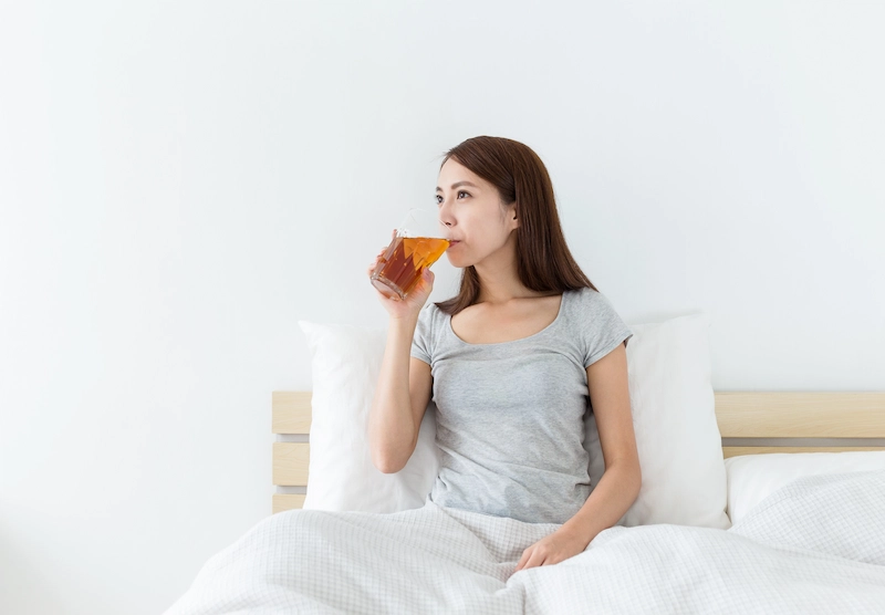 What to drink before bed to lose weight