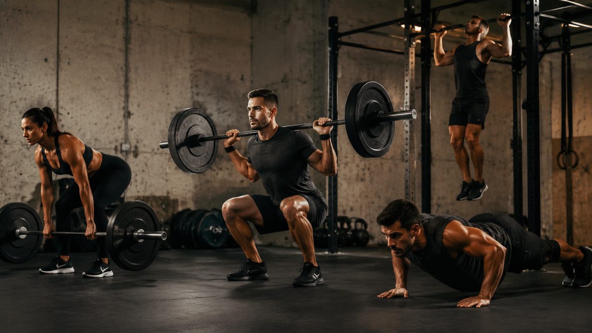 what are the five basic training exercises featured