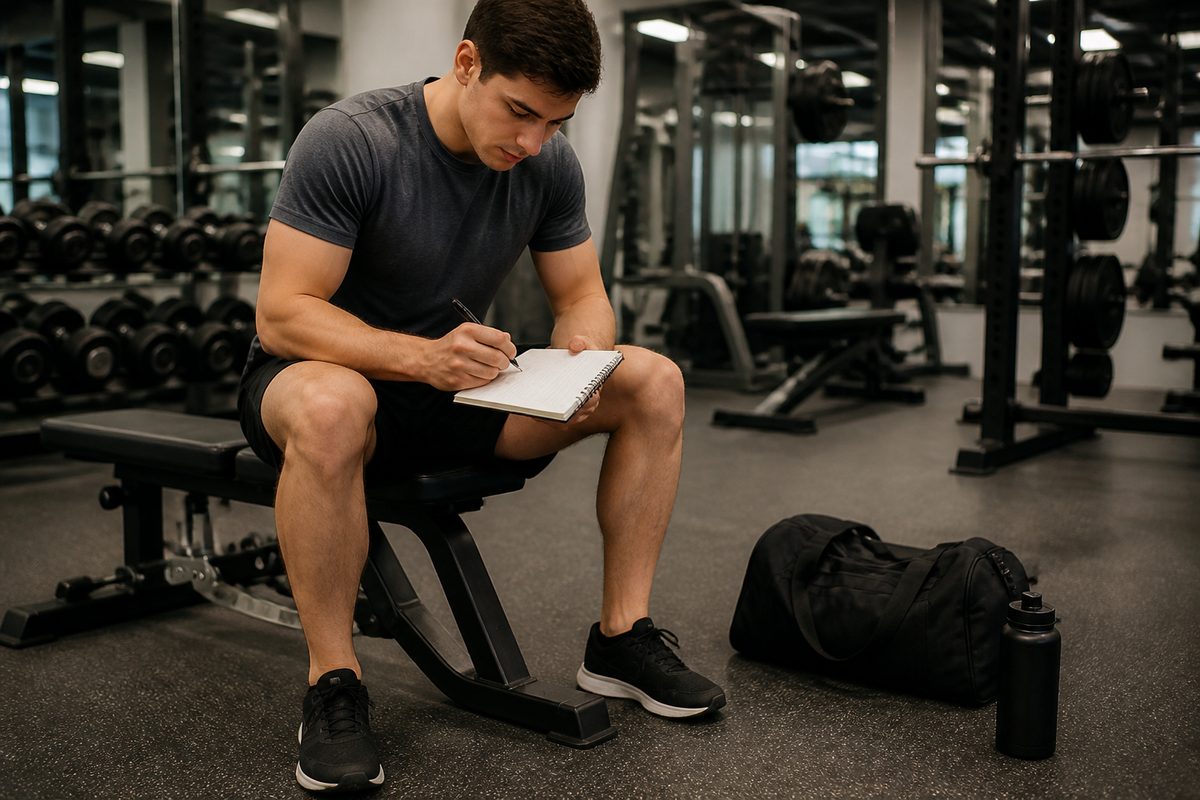 How should a beginner start a gym?