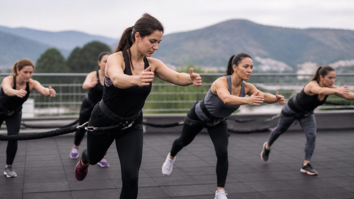 Who should avoid bungee aerobics?